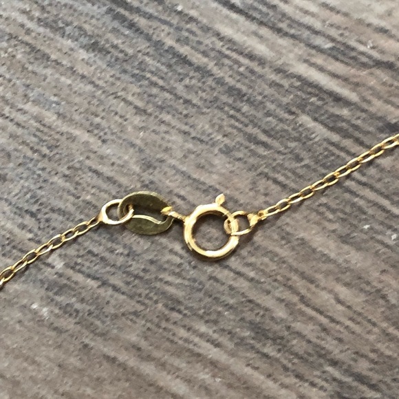 New Delmar Yellow Rhodium Plated Pave Diamond Whistle Charm Pendant Necklace - Picture 5 of 7